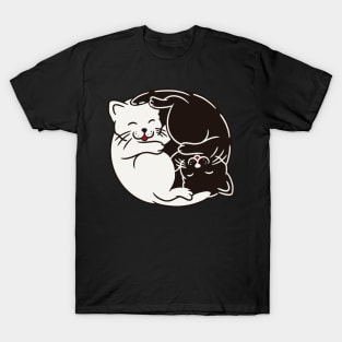 Yin yang cats T-Shirt